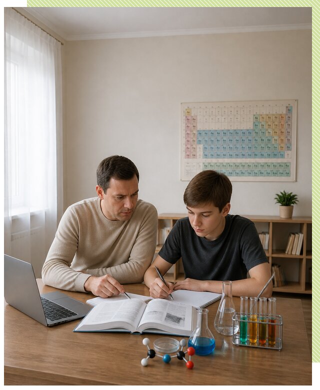Репетитор по химии 8 класс в Миассе по цене от 1220 р. | Репетитор-Мсс